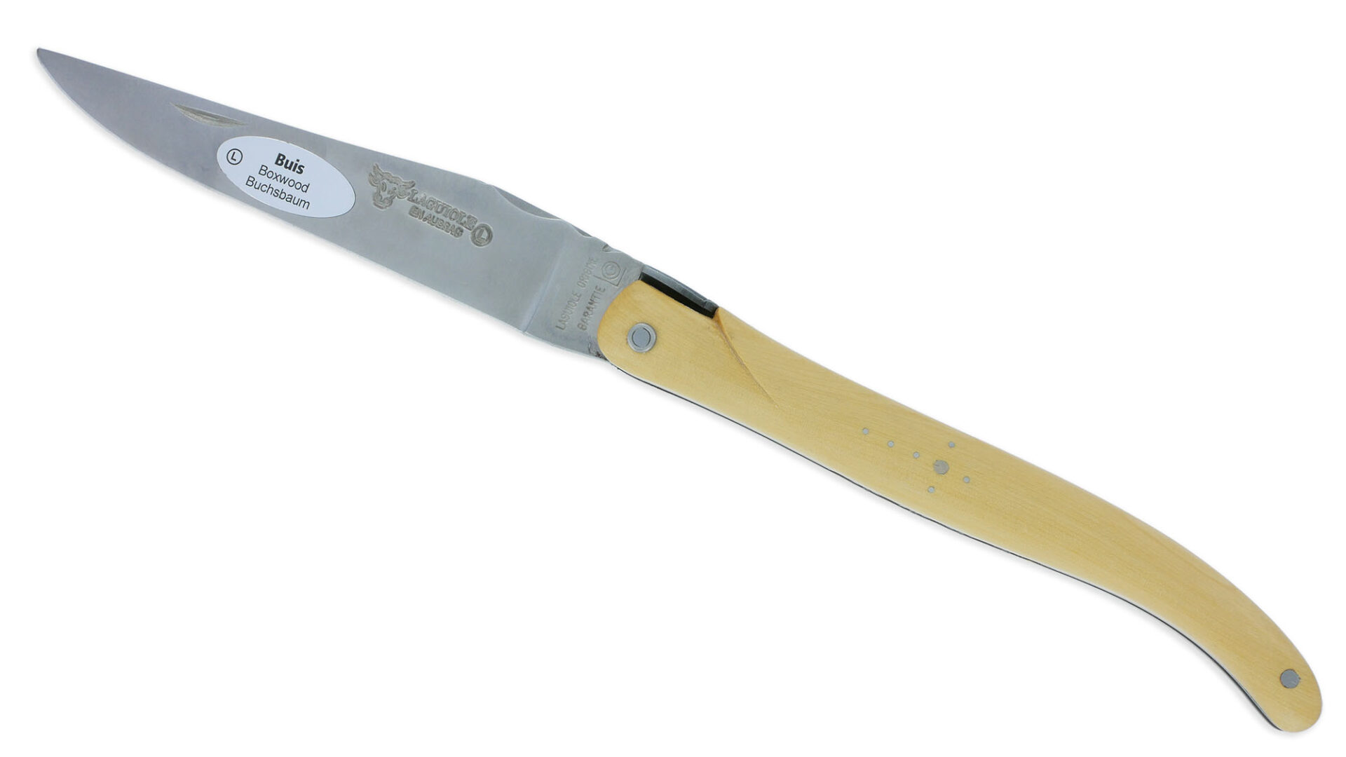laguiole Laguiole en Aubrac knife 1 piece 12cm Boxwood Full Handle
