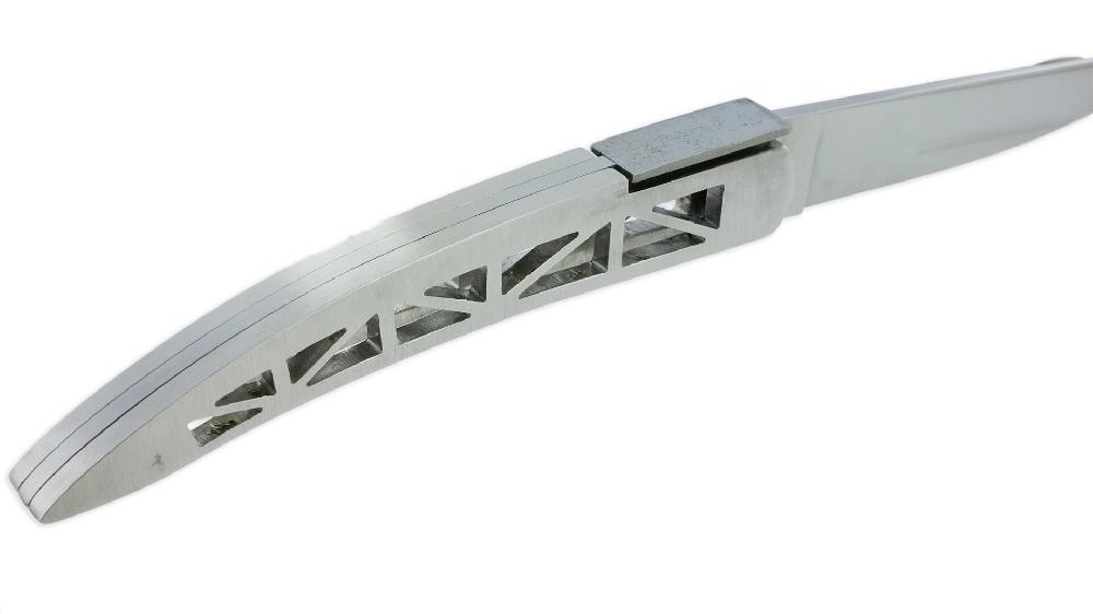 Laguiole Laguiole En Aubrac Knife Origin GOLDEN GATE Brushed Stainless Steel San Francisco Collection