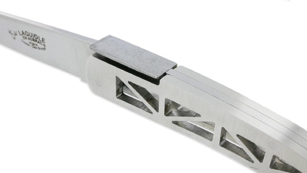Laguiole Laguiole En Aubrac Knife Origin GOLDEN GATE Brushed Stainless Steel San Francisco Collection
