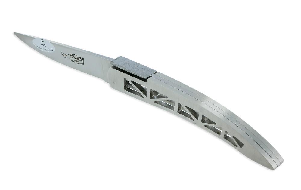 laguiole Laguiole en Aubrac Knife Origin GOLDEN GATE Brushed Stainless Steel San Francisco Collection