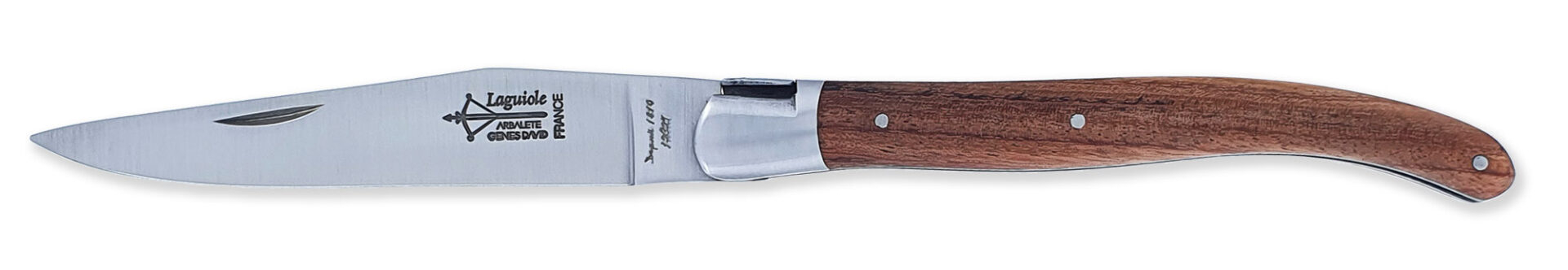 laguiole Laguiole Yesterday Knife Bubinga Wood Handle 1 Piece 12cm 1 Brushed Stainless Steel Bolster