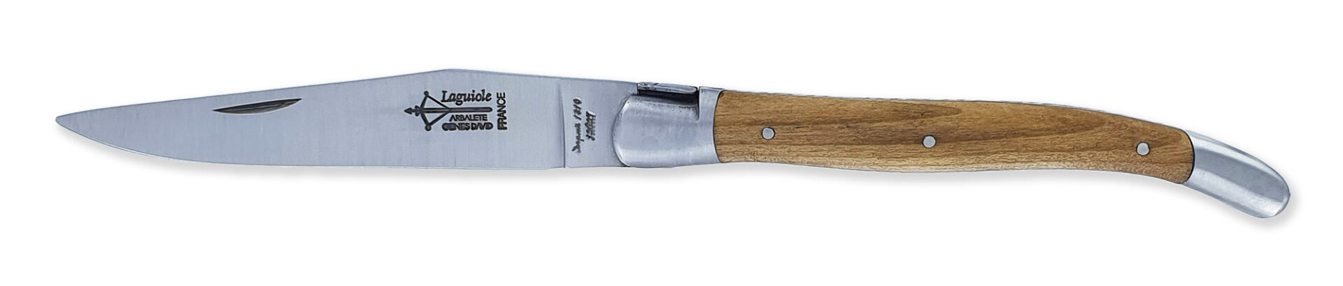 laguiole Laguiole Yesterday Knife Cherry Handle 1 Piece 12cm 2 Brushed Stainless Steel Bolsters