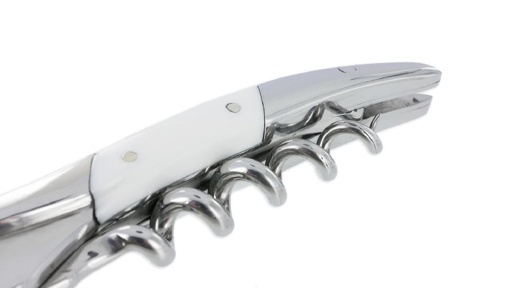 Laguiole Sommelier Laguiole En Aubrac Origine Concorde Manche Corian Blanc Série Limitée Et Numérotée