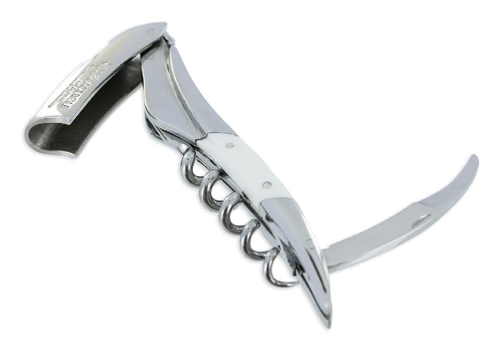 Laguiole Sommelier Laguiole En Aubrac Origine Concorde Manche Corian Blanc Série Limitée Et Numérotée