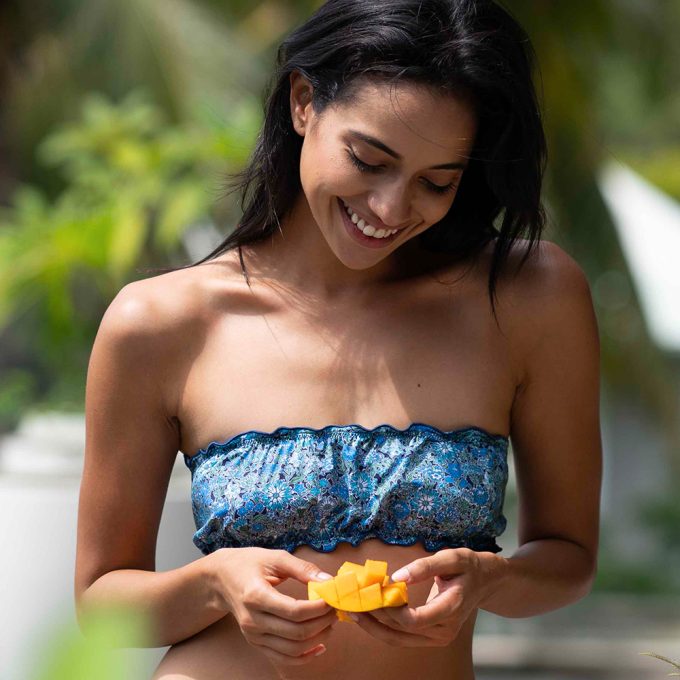 Lair De Rien Bandeau May Meadow Bleu