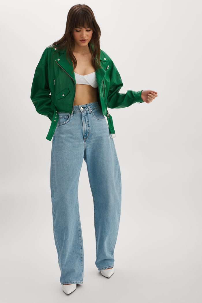 Lamarque DYLAN | Veste De Motard En Cuir Des Années 80