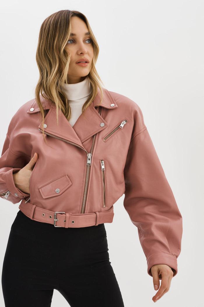 Lamarque DYLAN | Veste De Motard En Cuir Des Années 80