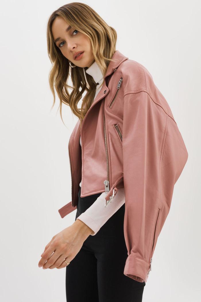 Lamarque DYLAN | Veste De Motard En Cuir Des Années 80