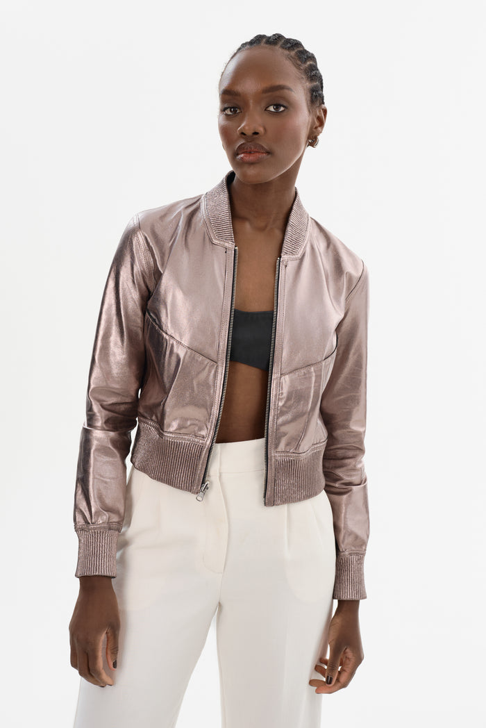 Lamarque KORDELLA | Blouson Aviateur Réversible En Cuir