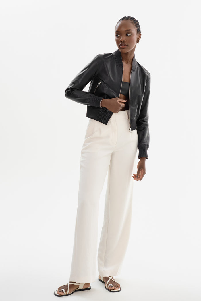 Lamarque KORDELLA | Blouson Aviateur Réversible En Cuir