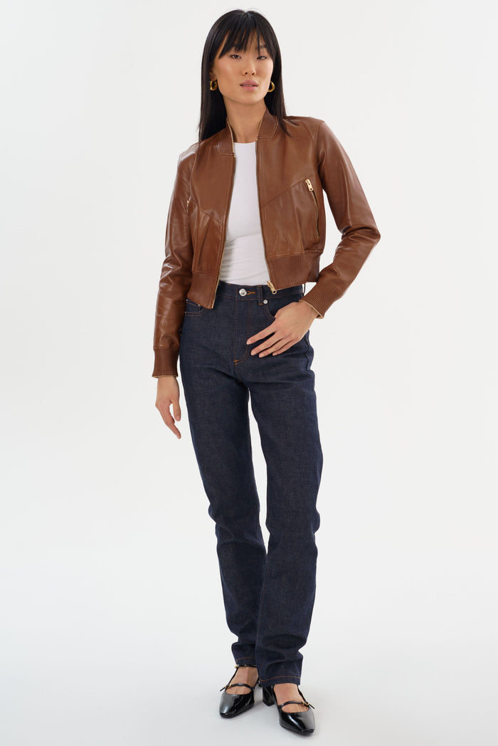 Lamarque KORDELLA | Blouson Aviateur Réversible En Cuir