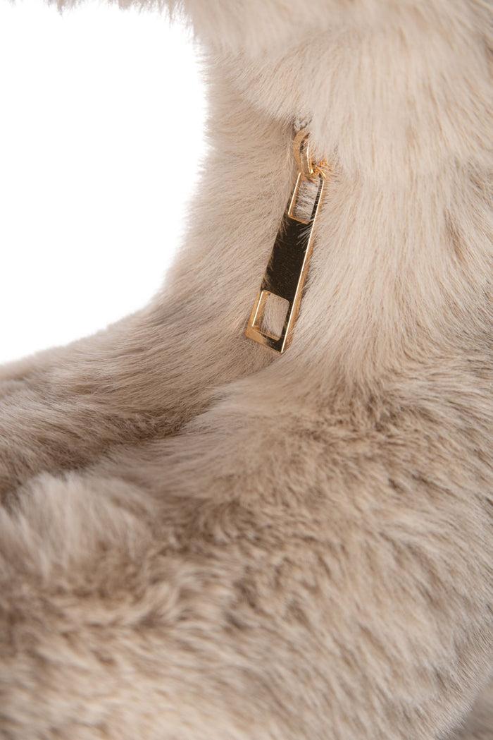 Lamarque ALIX | Mini Sac Hobo En Fausse Fourrure