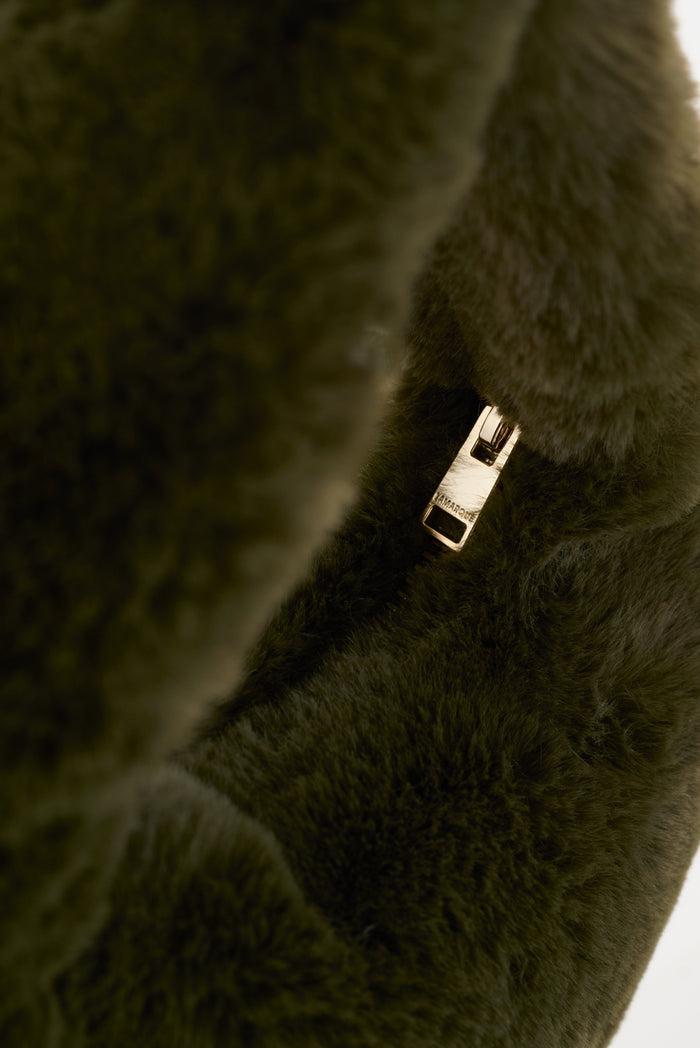 Lamarque ALIX | Mini Sac Hobo En Fausse Fourrure