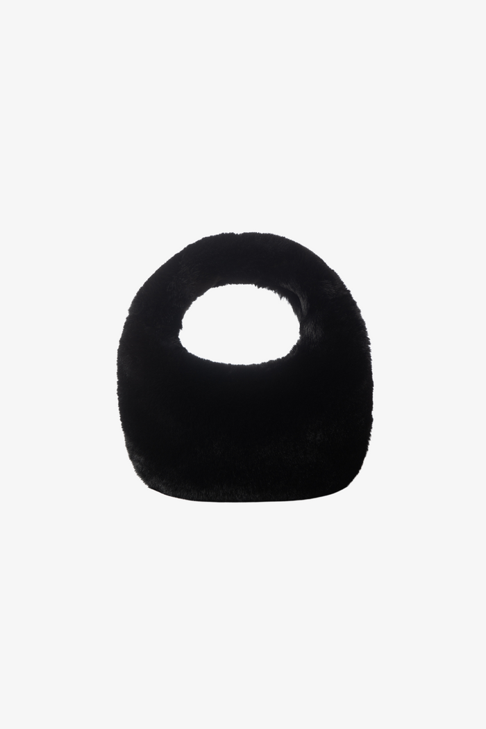 Lamarque ALIX | Mini sac hobo en fausse fourrure