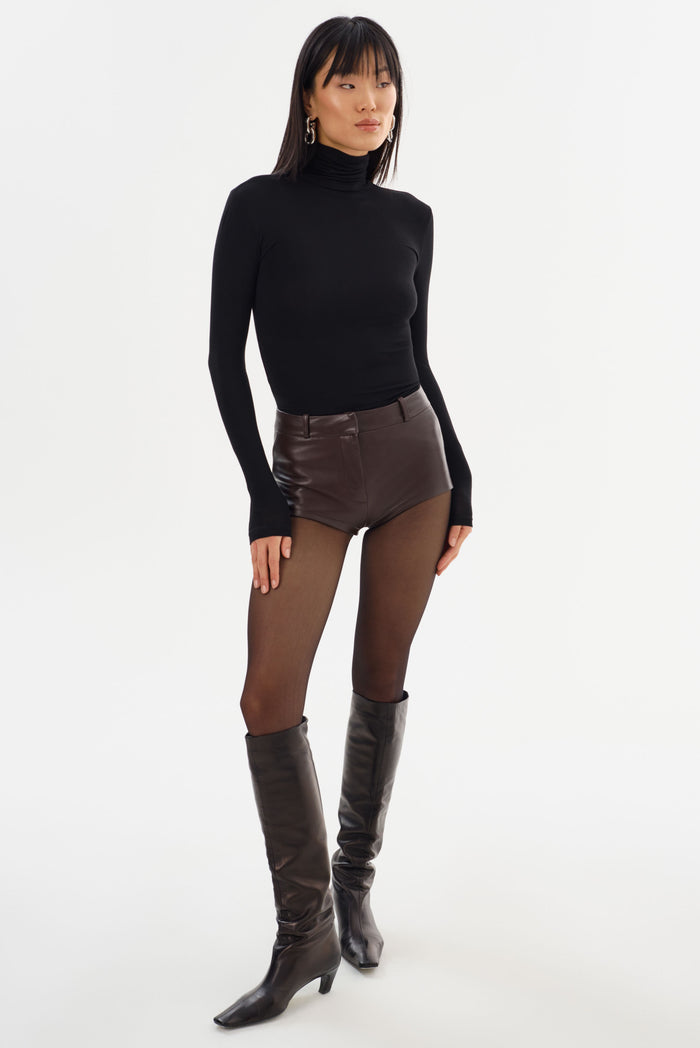 Lamarque ANNAISE | Shorts en cuir moulant