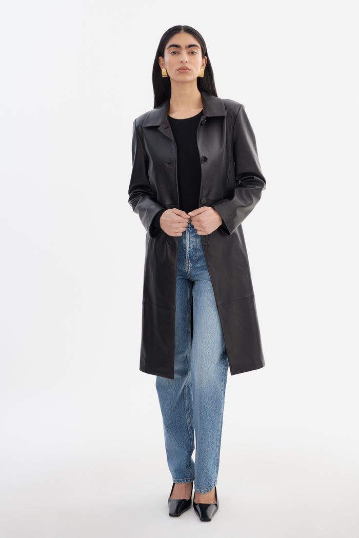 Lamarque BELEN | Manteau Long En Cuir