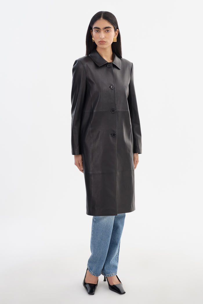 Lamarque BELEN | Manteau Long En Cuir