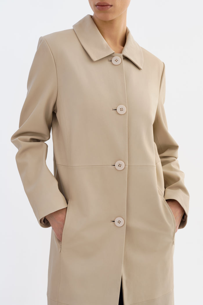 Lamarque BELEN | Manteau Long En Cuir
