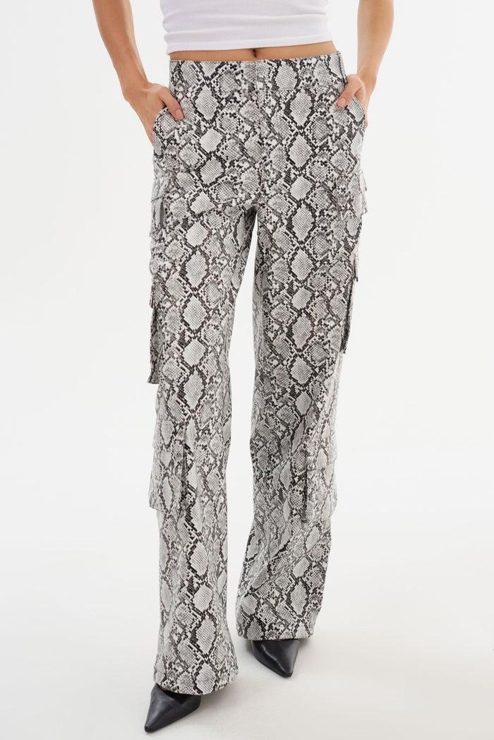 Lamarque BOBBI | Pantalon Cargo En Similicuir