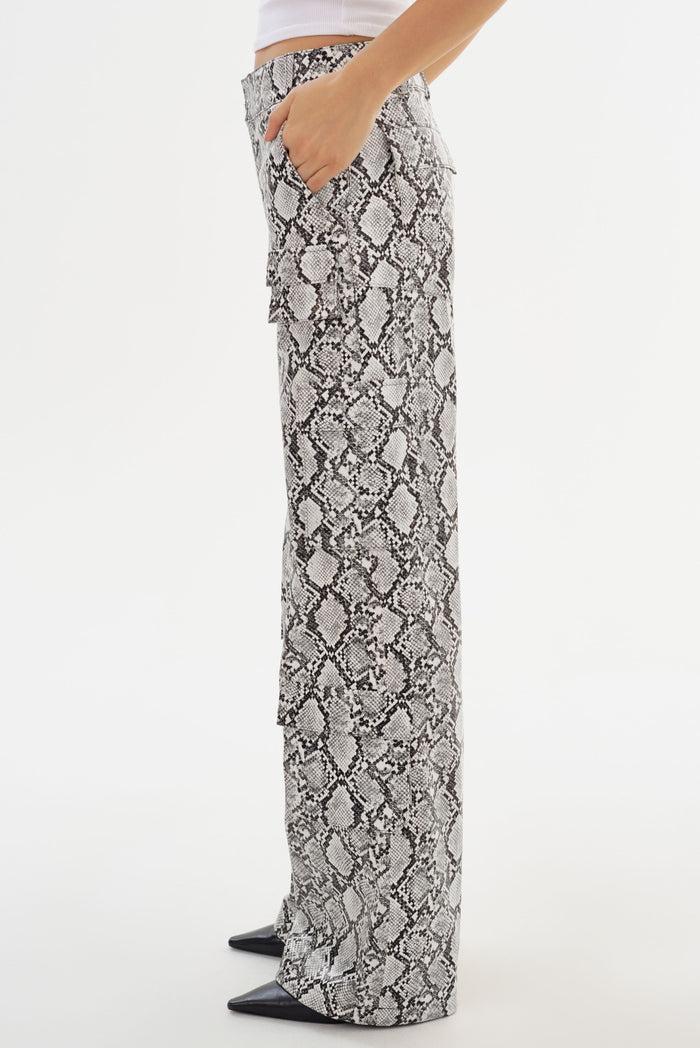 Lamarque BOBBI | Pantalon Cargo En Similicuir