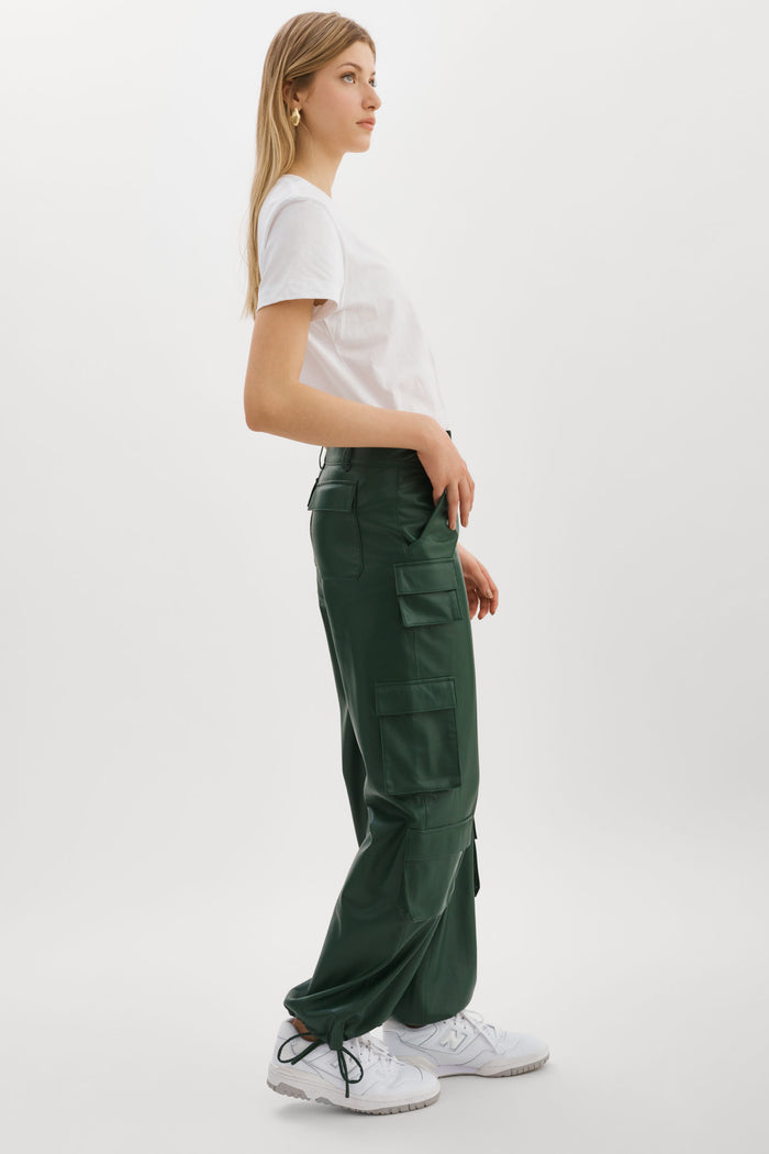Lamarque BOBBI | Pantalon Cargo En Similicuir