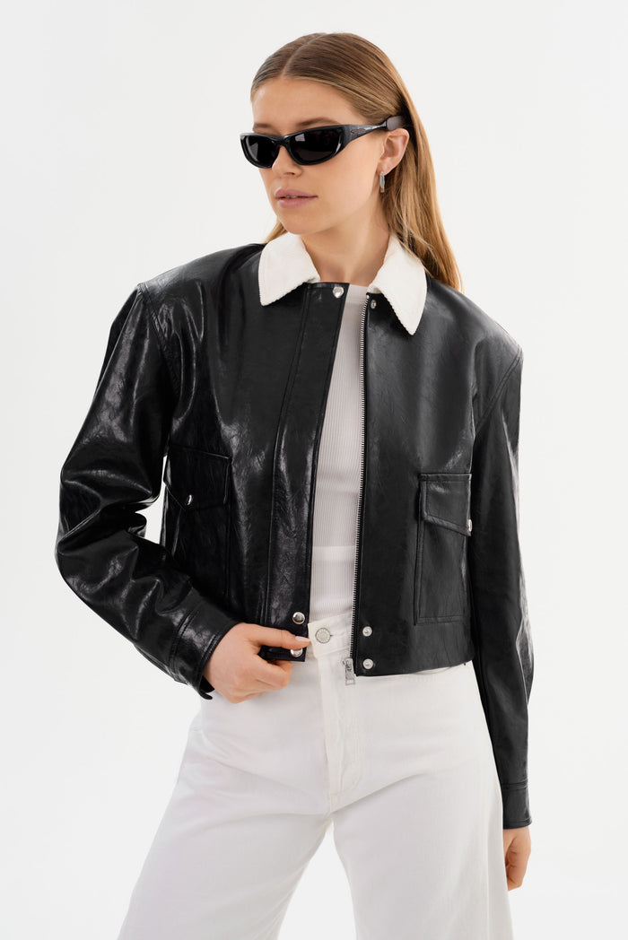 Lamarque BRAYLIN | Veste en faux cuir