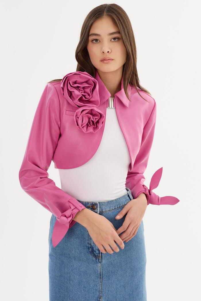 Lamarque CALISTA | Boléro en cuir appliqué