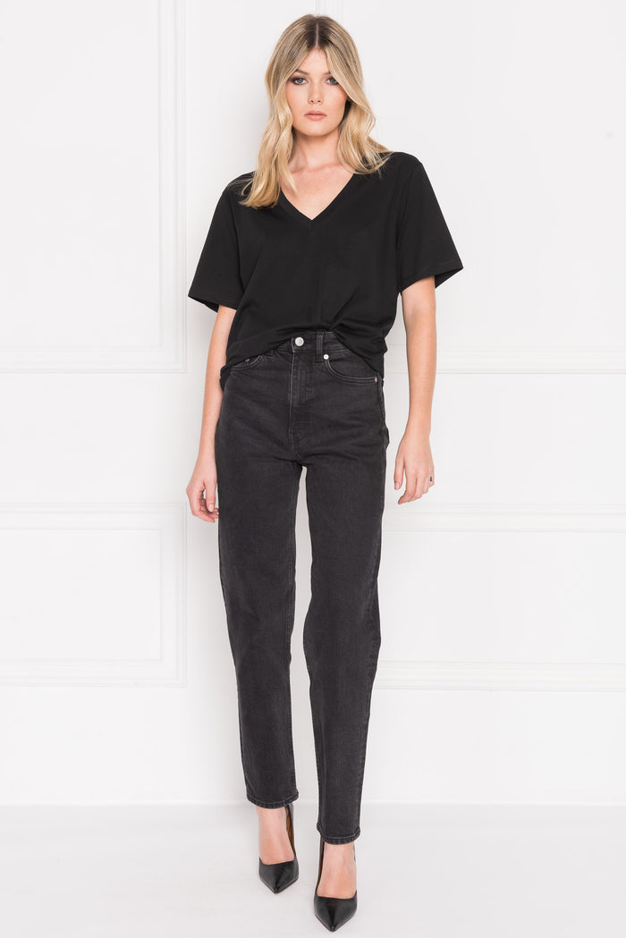 Lamarque CECILIA T-shirt Décolleté Plongeant Noir