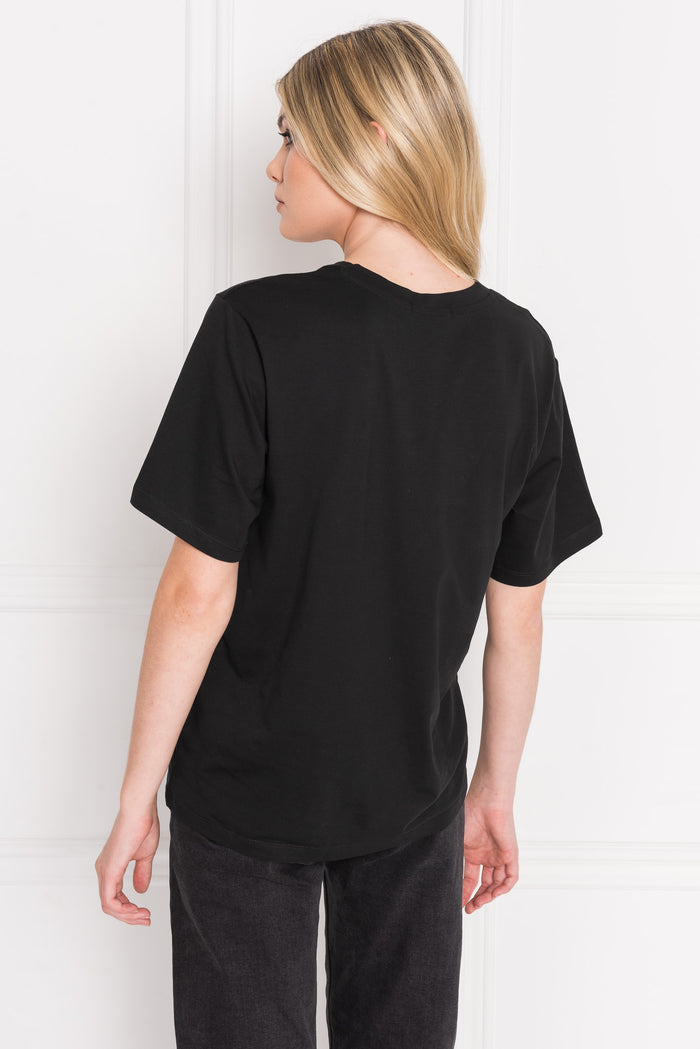 Lamarque CECILIA T-shirt Décolleté Plongeant Noir