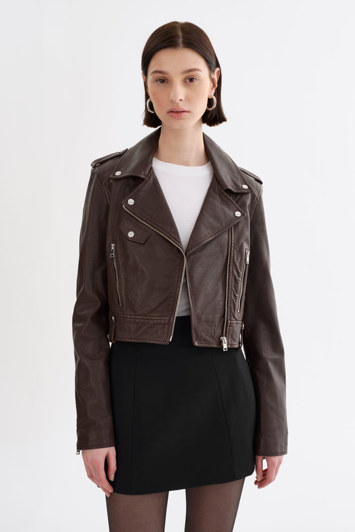 Lamarque CIARA | Veste Motard Courte en Cuir