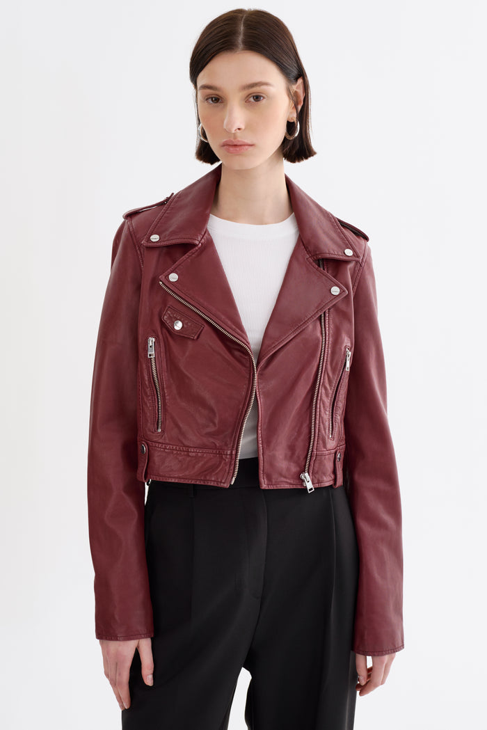 Lamarque CIARA | Veste Motard Courte en Cuir