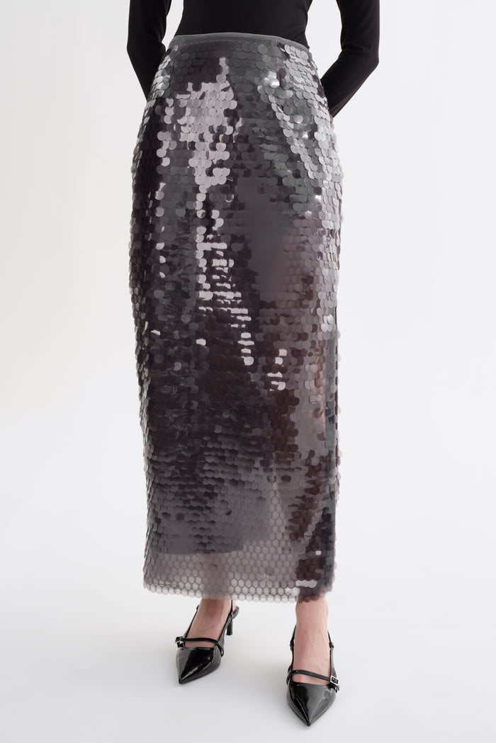 Lamarque CLARA | Jupe Mi-longue à Sequins