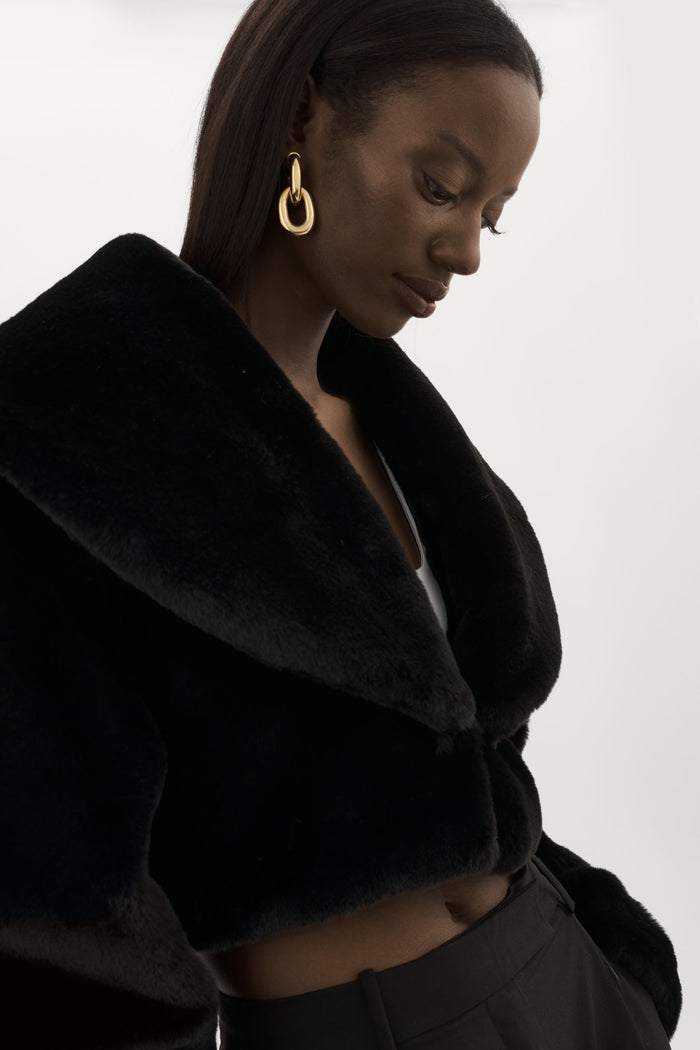Lamarque DANIKA | Veste Courte En Fausse Fourrure