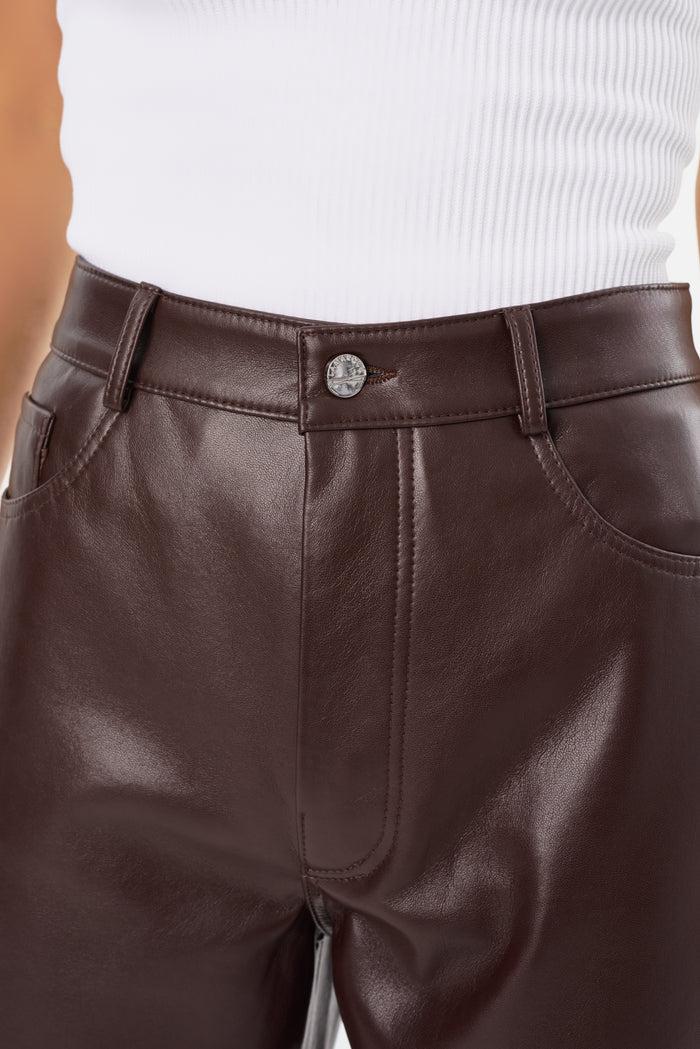 Lamarque DEMORA | Pantalon En Cuir Recyclé