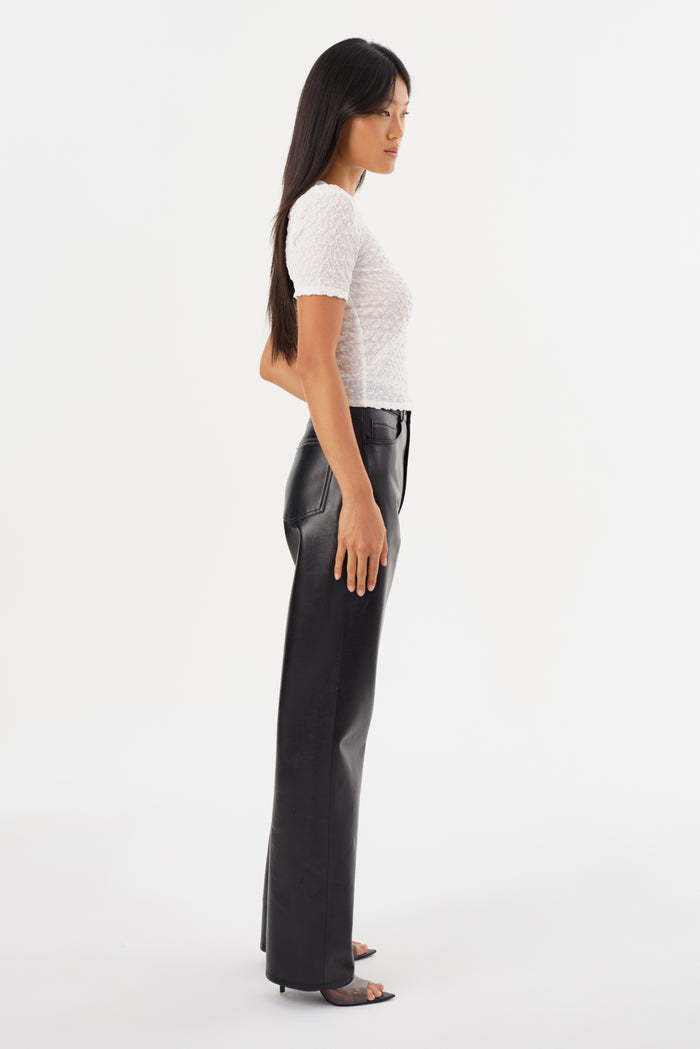 Lamarque DEMORA | Pantalon En Cuir Recyclé