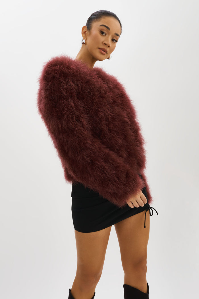 Lamarque DEORA | Veste en plumes
