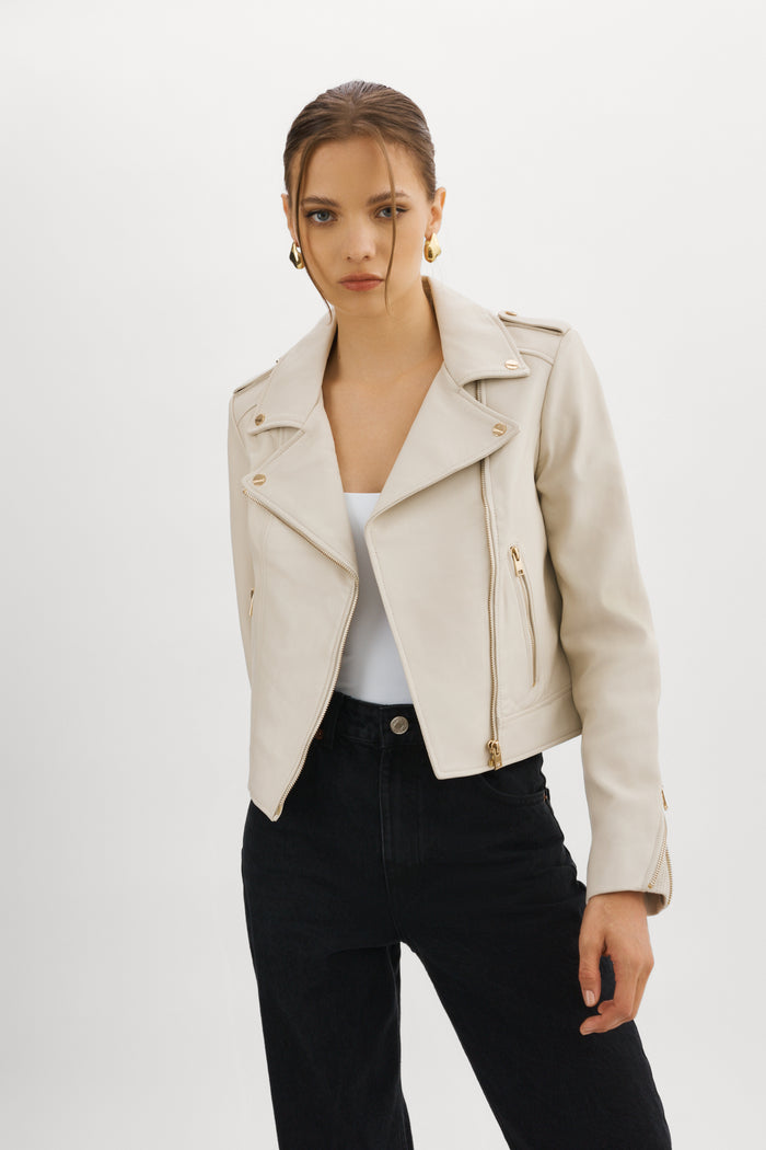Lamarque DONNA OR | Veste Moto Signature En Cuir