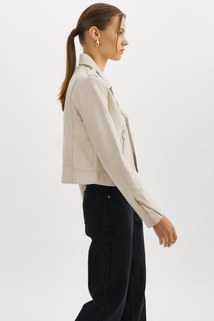 Lamarque DONNA OR | Veste Moto Signature En Cuir