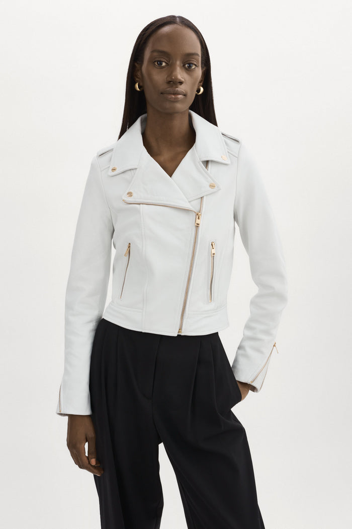 Lamarque DONNA OR | Veste moto signature en cuir