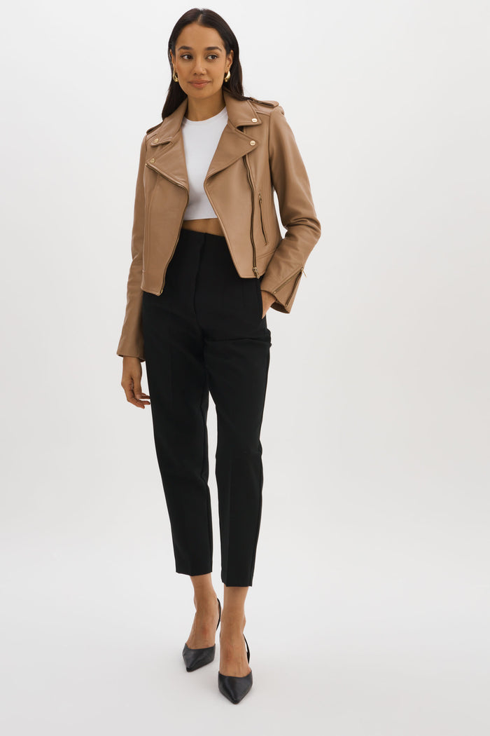 Lamarque DONNA OR | Veste Moto Signature En Cuir