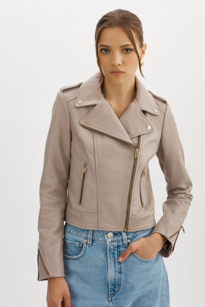 Lamarque DONNA OR | Veste Moto Signature En Cuir