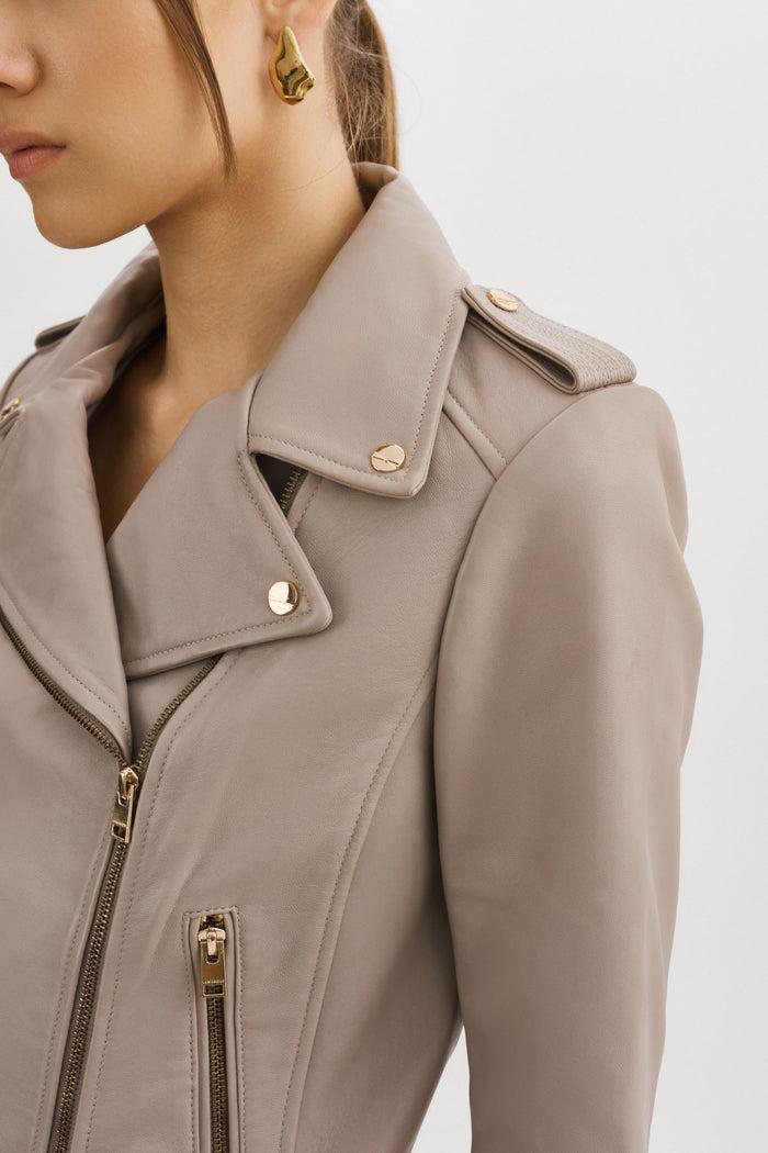 Lamarque DONNA OR | Veste Moto Signature En Cuir