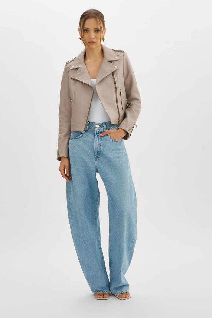 Lamarque DONNA OR | Veste Moto Signature En Cuir