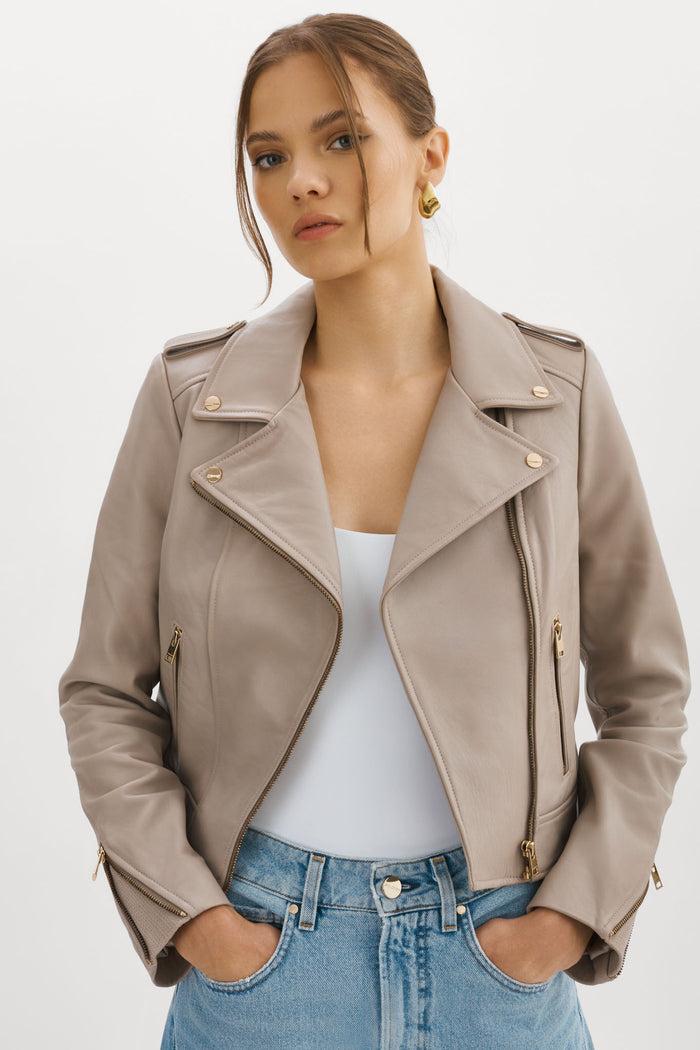 Lamarque DONNA OR | Veste moto signature en cuir