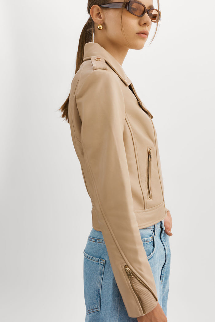 Lamarque DONNA OR | Veste Moto Signature En Cuir