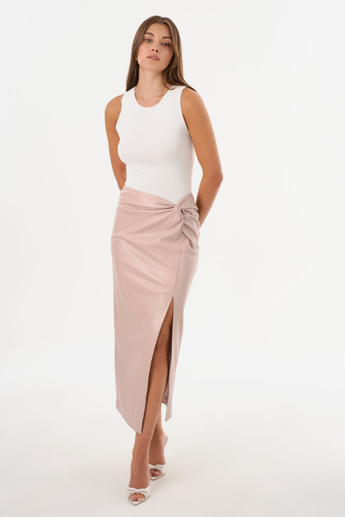 Lamarque EILEEN | Jupe longue en similicuir