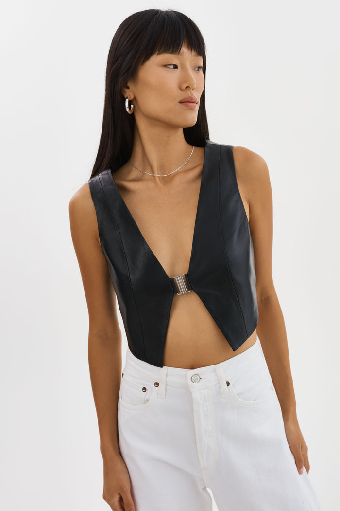 Lamarque ESTRELLA | Haut Gilet En Cuir
