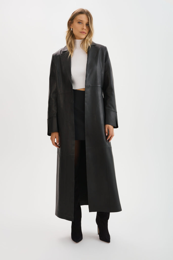 Lamarque EVANNA | Manteau Long En Cuir