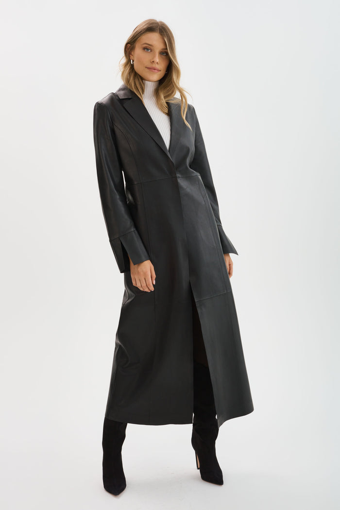 Lamarque EVANNA | Manteau long en cuir