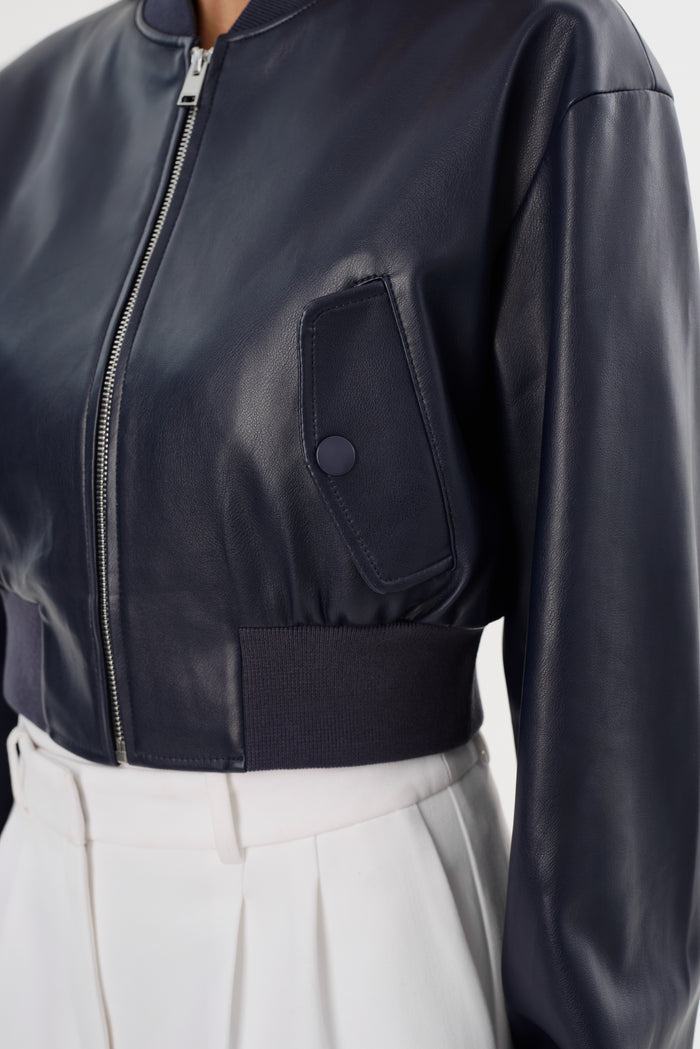 Lamarque EVELIN | Bomber Court En Similicuir